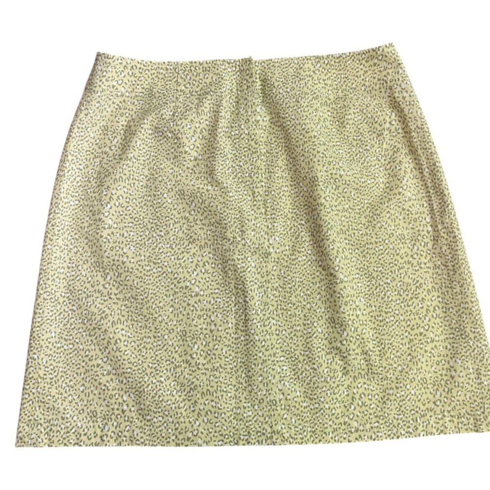 Talbots Size 16 Leopard Print Skirt A-Line - image 4